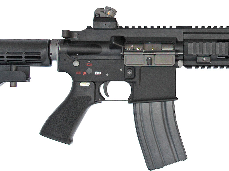 WE Модель винтовки HK 416, газовая версия, black (GR-0111). приклад... цевь...