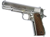 WE Модель пистолета M1911 A1, металл, хром (GGB-0317TS)